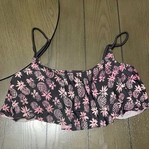 Pink Pineapple Padded Swimsuit Top